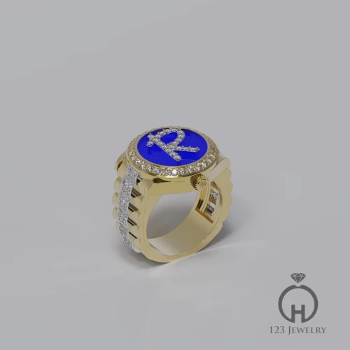 Nhẫn nam Rolex thiết kế MR0005