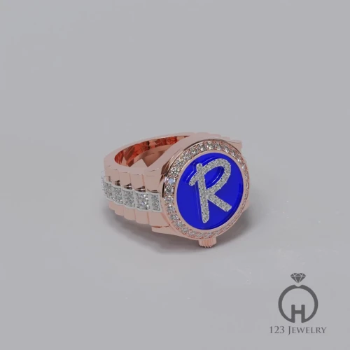 Nhẫn nam Rolex thiết kế MR0005
