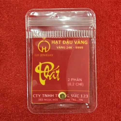 Hạt đậu vàng 24k