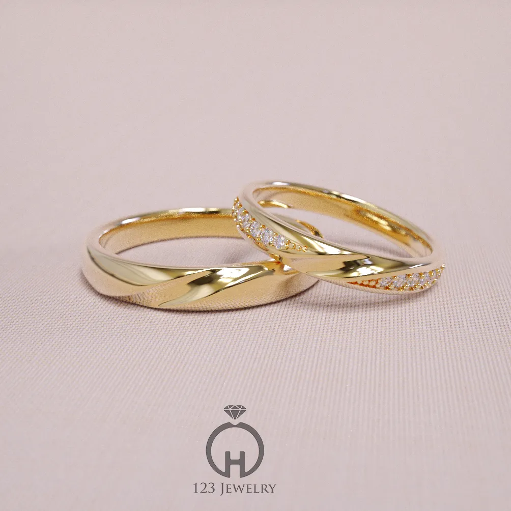 Nhẫn cưới Smooth Love NC0045