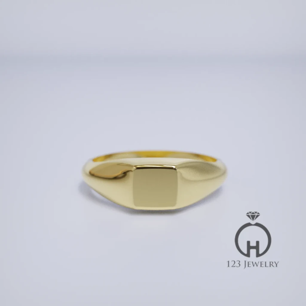 Nhẫn nam signet ngón út MR0030