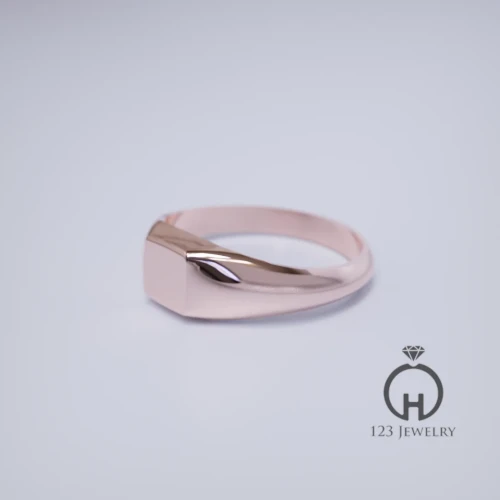 Nhẫn nam signet ngón út MR0030