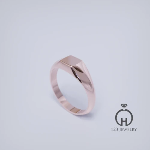 Nhẫn nam signet ngón út MR0030